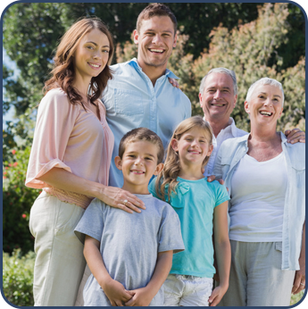 A Big Happy Family that Visit the Family Dentist in Orange Park, FL
